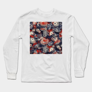 Patriotic 4th of July Pattern 11 Long Sleeve T-Shirt